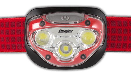 Energizer 300 Lumens 4 Modes Waterproof Vison HD Headlamp with 3 Alkaline Batteries Multicolour LP09071