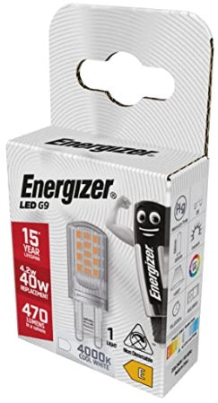 Energizer G9 4.2W 40W Replacement LED Bulb Cool White S18751