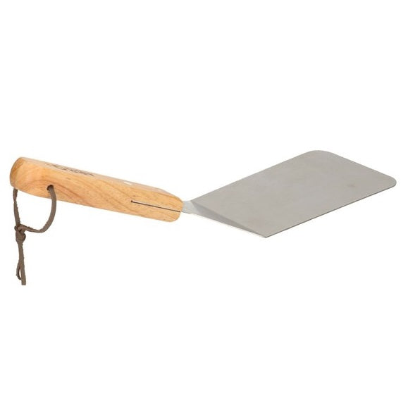 BBQ Equipment Stainless Steel Barbecue Turner with Wooden Handle 34cm 079798
