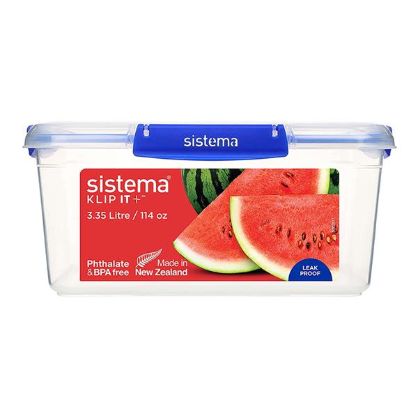sistema-rectangular-klip-it-plus-food-storage-containers-clear-3.35ltr---114oz-881830-leak-proof-phthalate-free--bpa-free