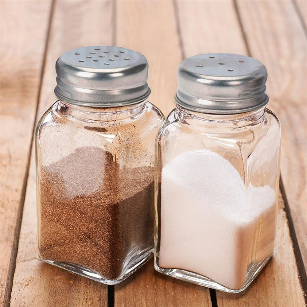 Excellent Houseware Paper and Salt Shaker Glass Pack of 2 085121