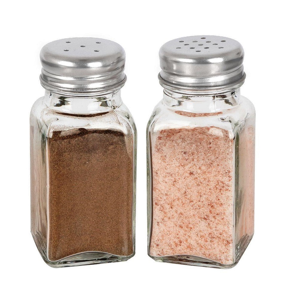 Excellent Houseware Paper and Salt Shaker Glass Pack of 2 085121