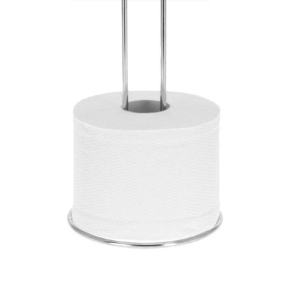 Bathroom Solutions Metal Toilet Roll Holder Chrome 082810