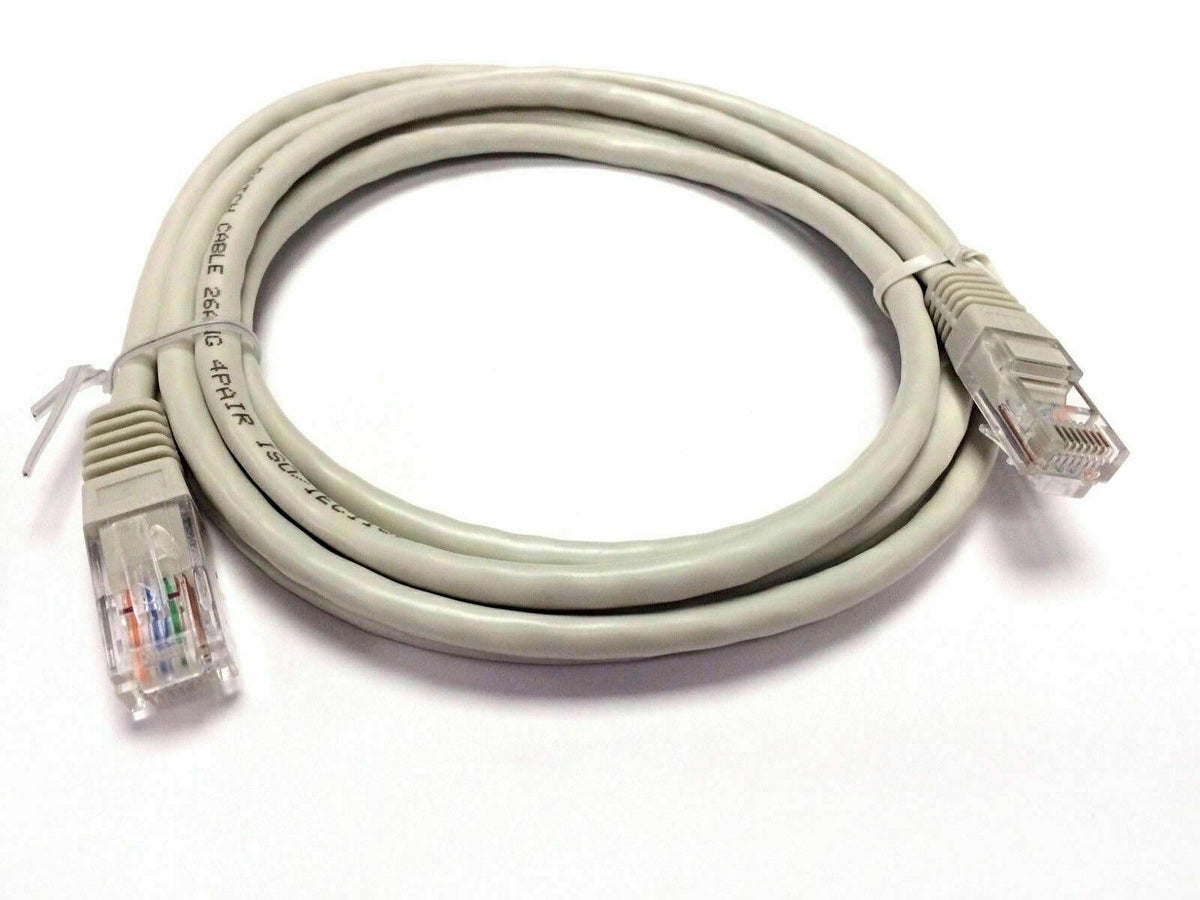 Daewoo 8 Pin RJ45 Plug to Plug Lead White 2Mtr PCA1018