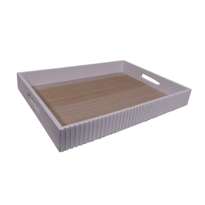 MDF Serving Tray White Large