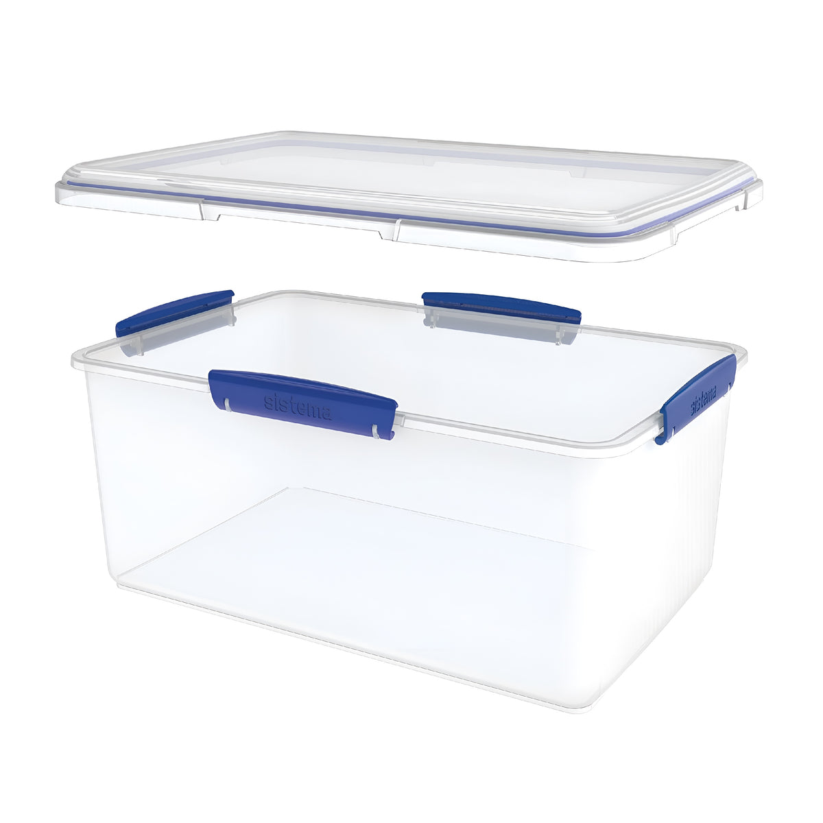 Sistema Klip IT Rectangular Container Box Transparent 9.6Ltr 5201274