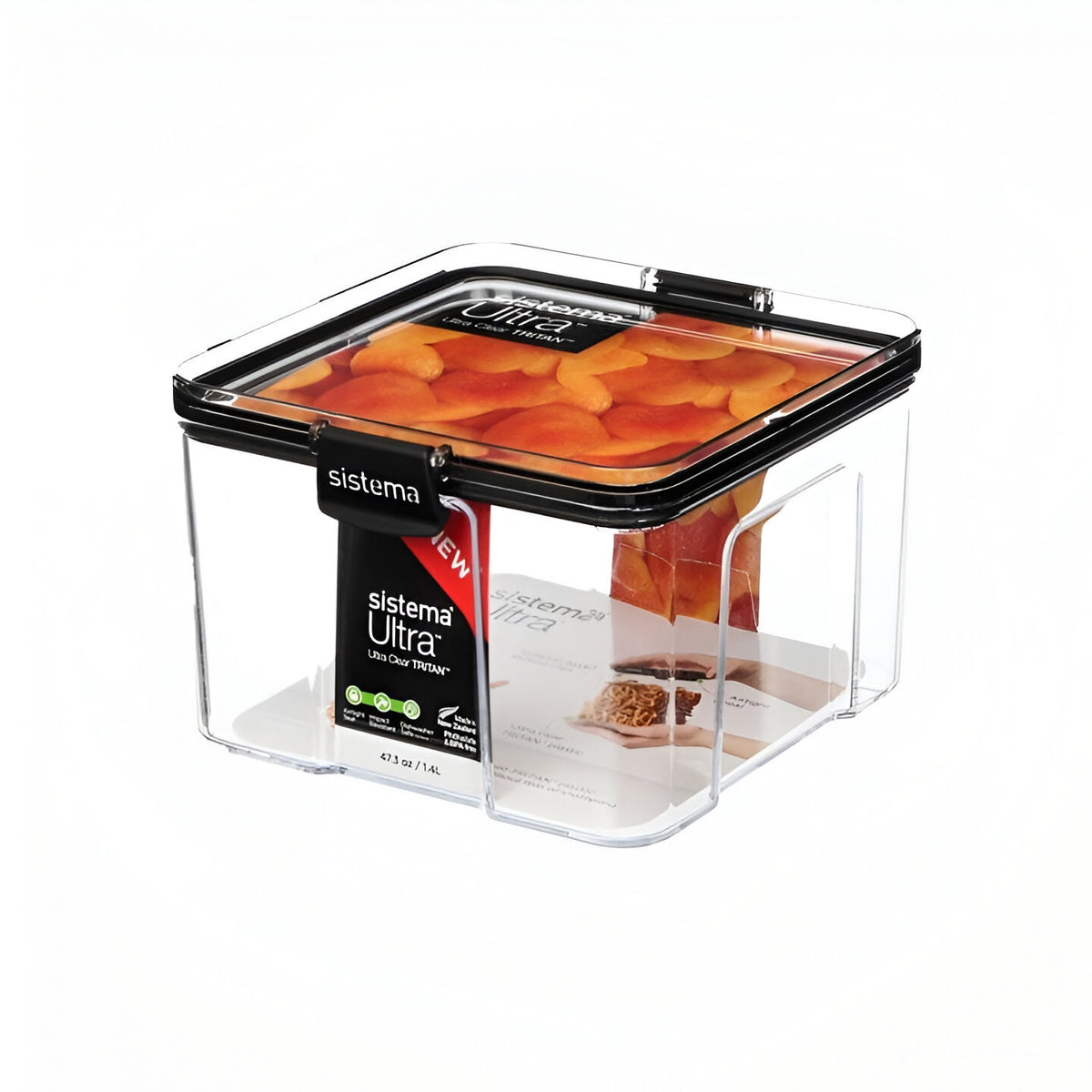 sistema-tritan-ultra-square-storage-box-transparent-1.4ltr-large-5002088
