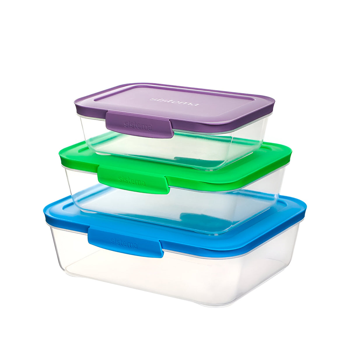 Sistema Nest IT Storage Boxes Transparent Pack of 3 5103776