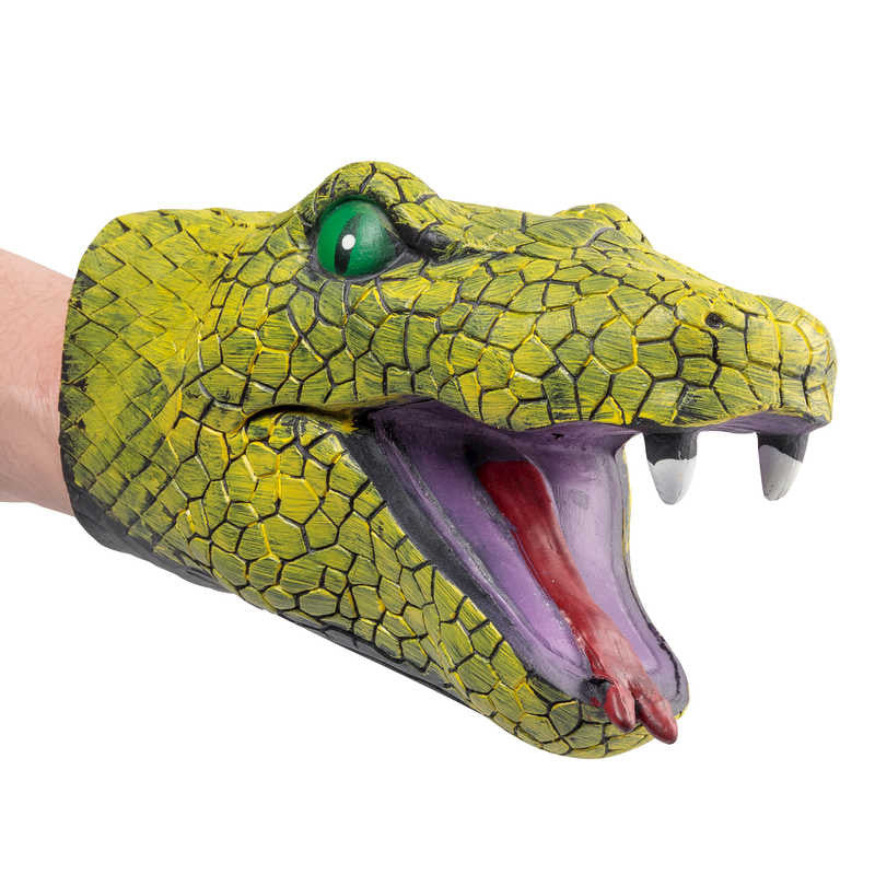 HGL Snake Hand Puppet Green SV15087