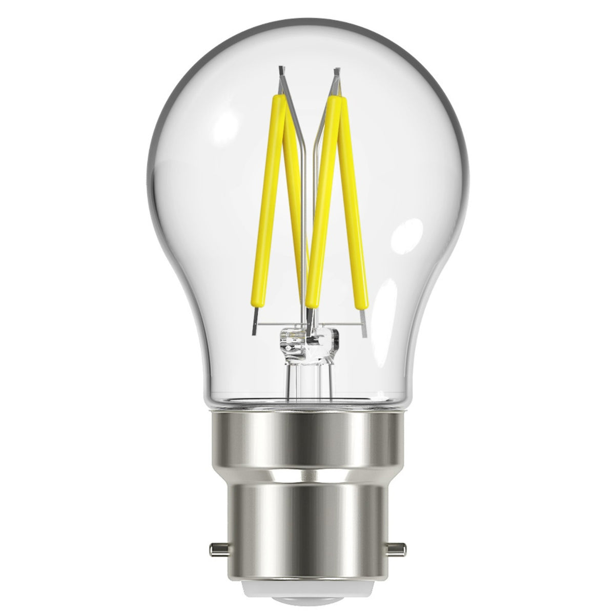 Energizer Golf Filament B22 LED Lamp Warm White 4W 470 Lumens 75mm x 45mm S12871