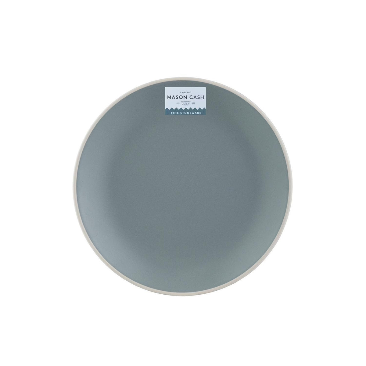 Mason Cash Classic Collection Side Plate Grey 20.5cm 2001.905 | Durable Stoneware | Dishwasher Safe | Microwave Safe