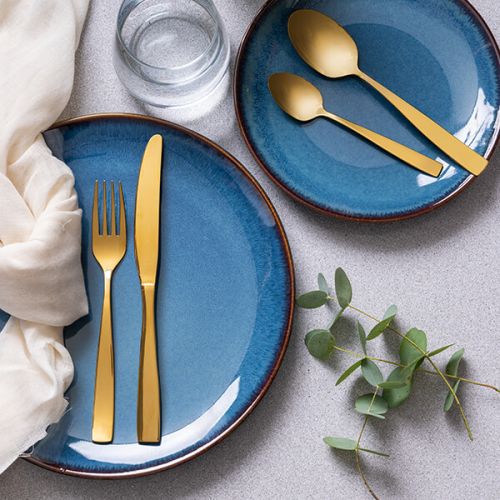 Mason Cash Reactive Dinner Plate Blue 26.5cm 2002.185 | Fine Stoneware | Microwave and Dishwasher Safe