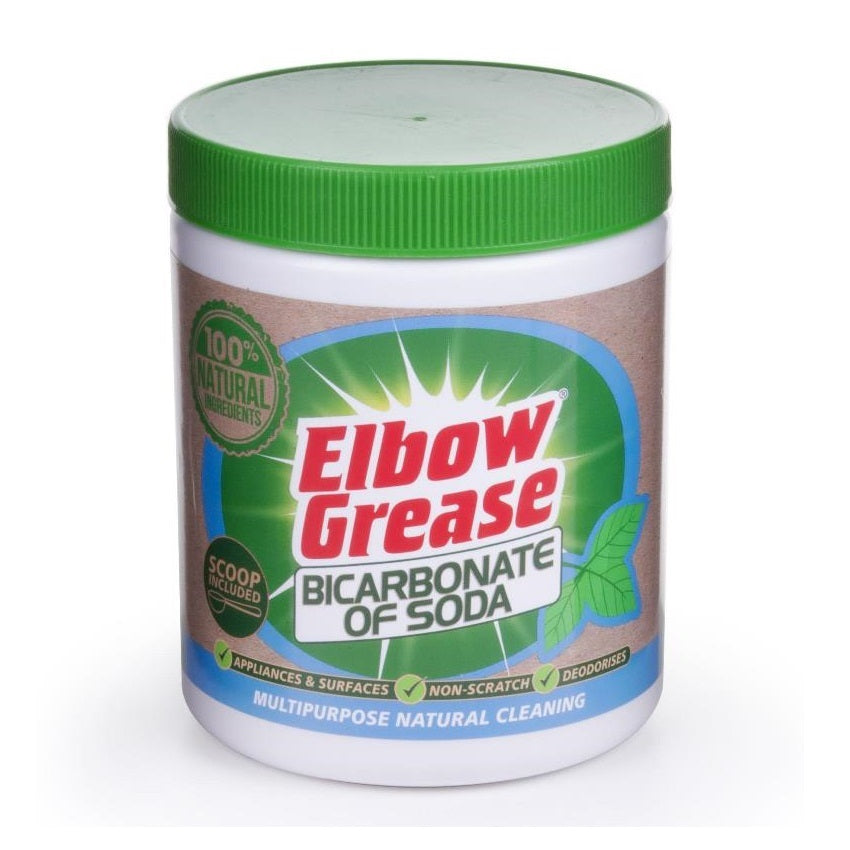 151 Elbow Grease Bicarbonate of Soda 500g EG140 | Appliances and Surfaces | Non Scratch | Deodorises | Multipurpose Natural Cleaning