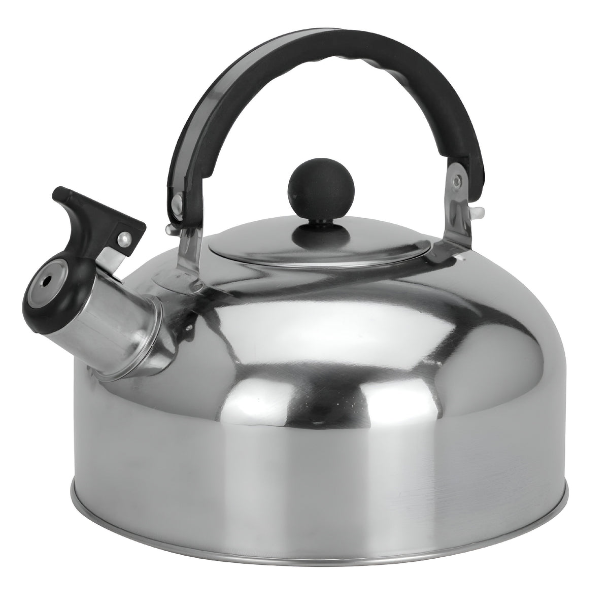 Redcliffs Whistling Kettle Stainless Steel 2Ltr 154445 | Outdoor Gear