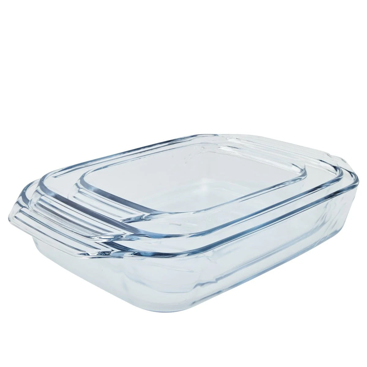 Pyrex Rectangular Roasters Clear 3Pk 912S735