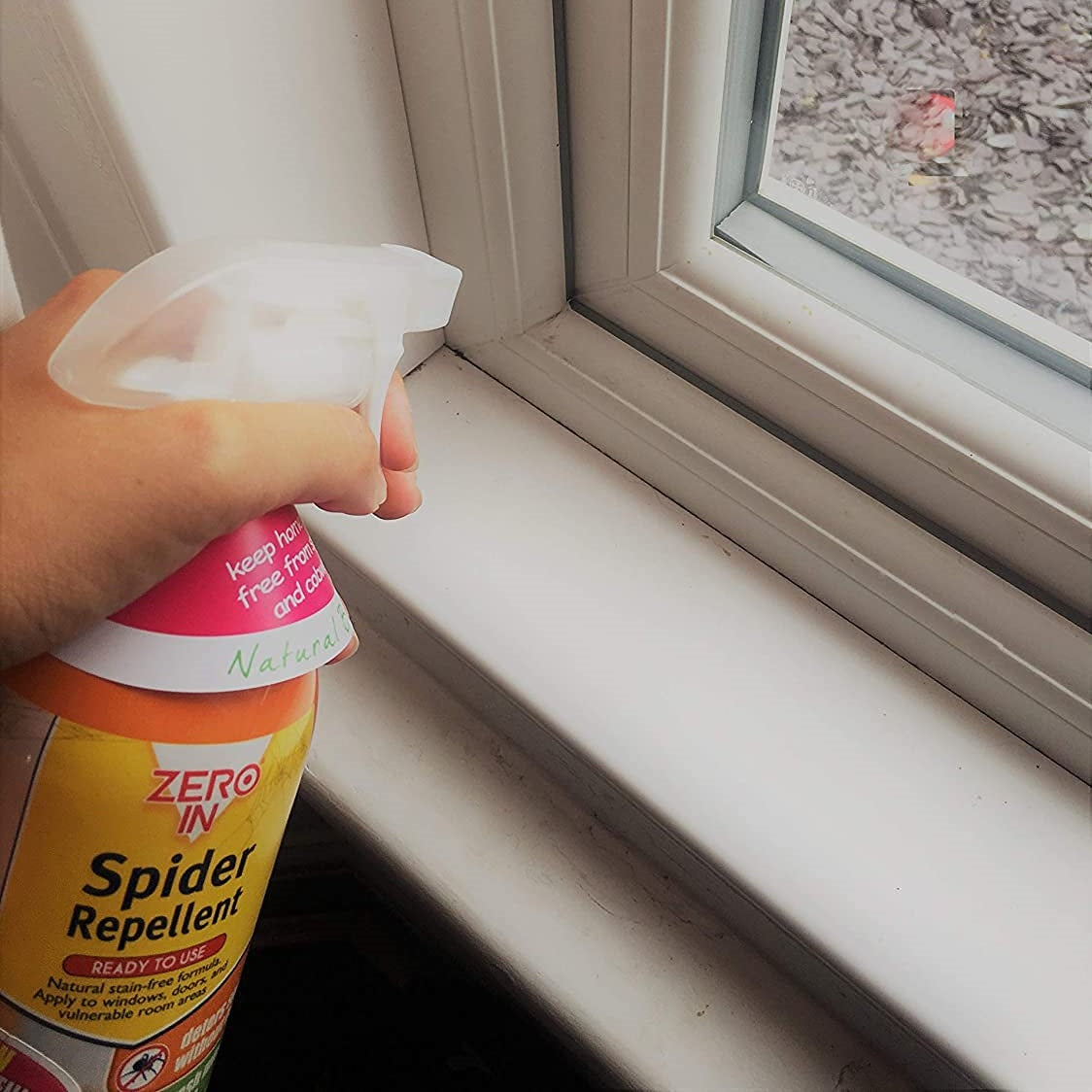 Zero In Spider Stain Free Repellent Spray Multicolour 500ml STV981 | New Powerful Formula | Deters Spiders Without Harm