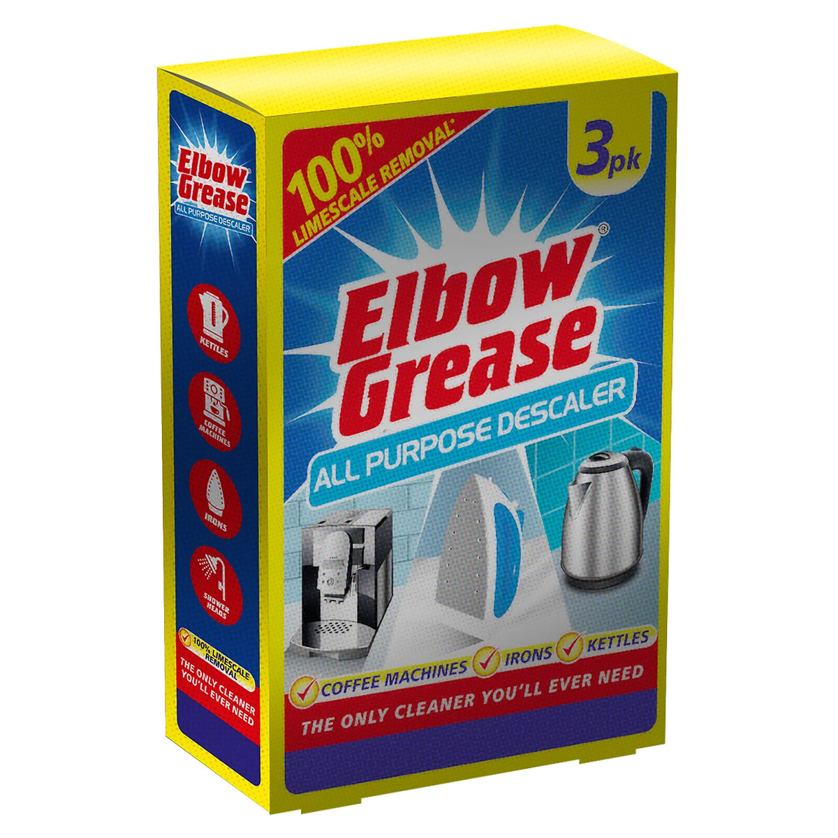 151 Elbow Grease All Purpose Descaler Pack of 3 EG49 | 100 Percent Limescale Removal