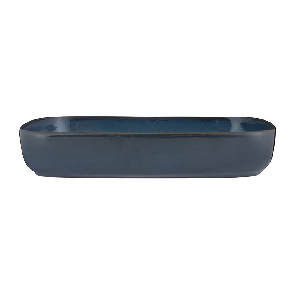 Mason Cash Reactive Rectangle Roasting Dish Blue 2Ltr H6cm x W31cm x D21cm 2002.273 | Microwave Safe | Freezer Safe | Oven Safe | Dishwasher Safe
