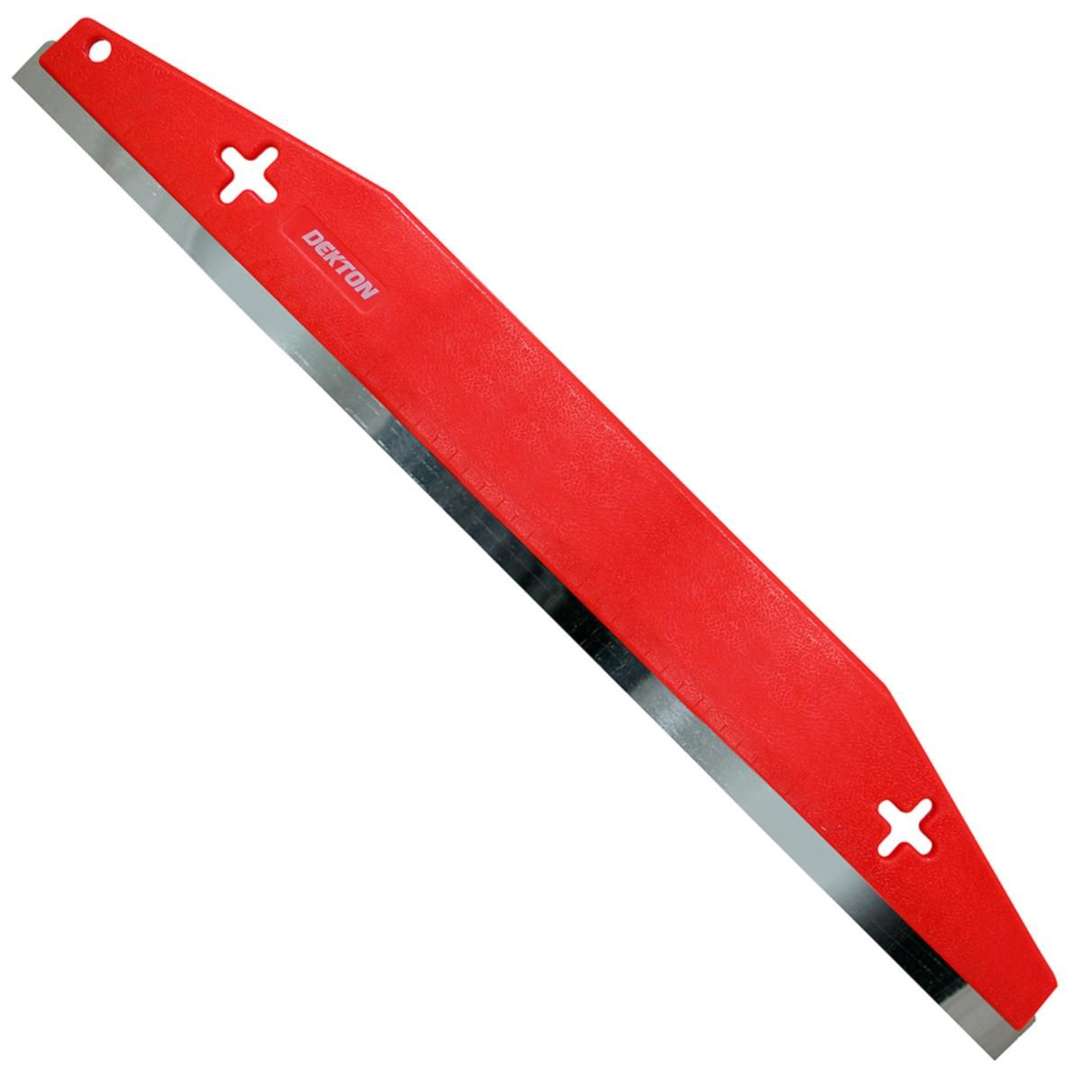 Dekton Decoraters Edge Stainless Steel Blade Paint Shield Red 24-Inch DT95865