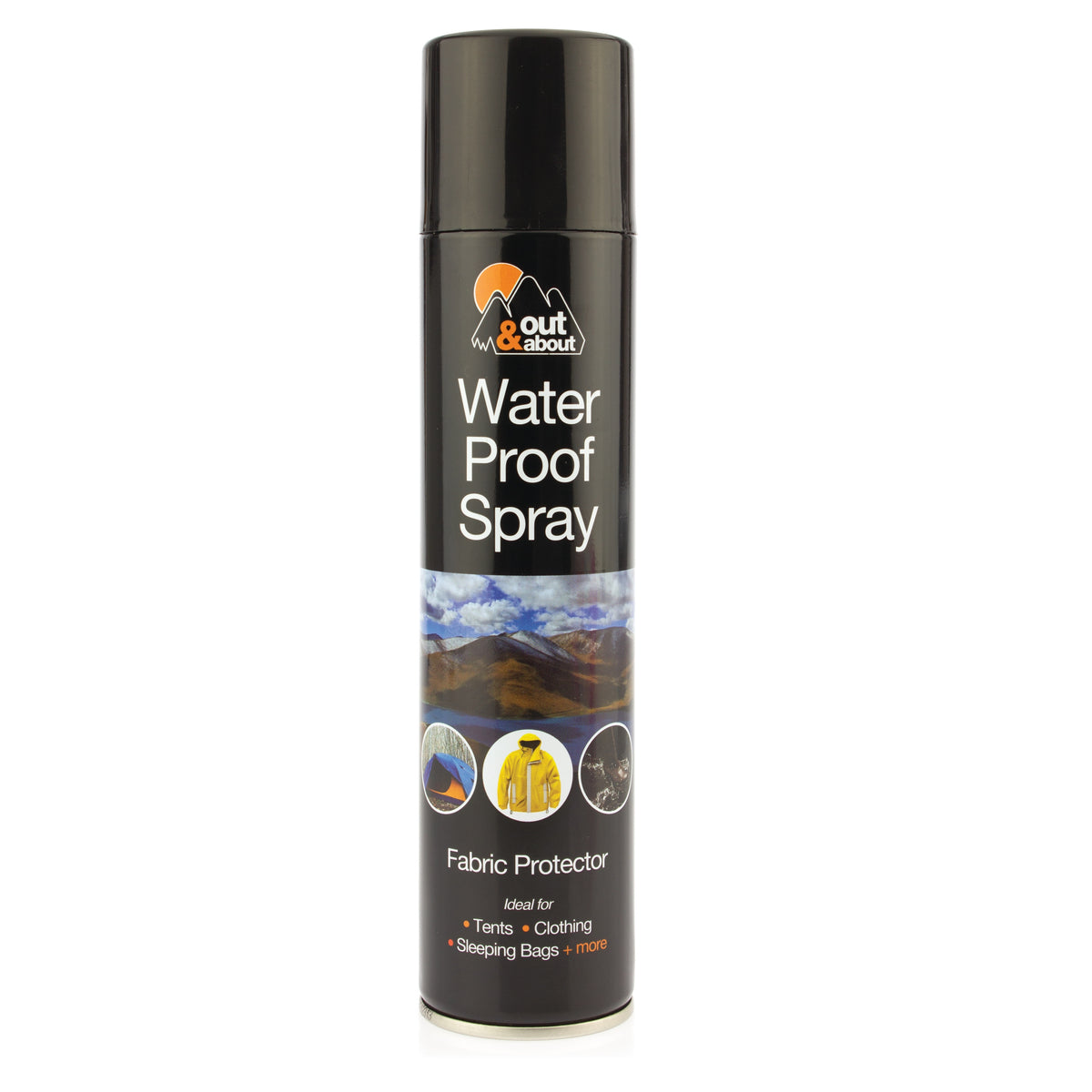 151 Out and About Water Proof Fabric Protector Spray Black 300ml FM019 | Ideal for Tents - Clothing - Sleeping Bags and More