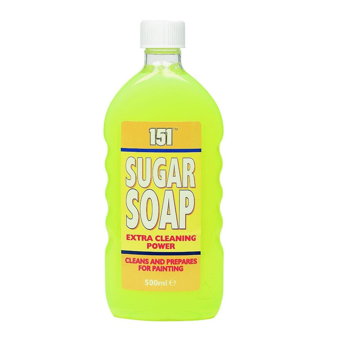 151 Extra Cleaning Power Sugar Soap Yellow 500ml 00103 | Cleans and Prepares for Painting