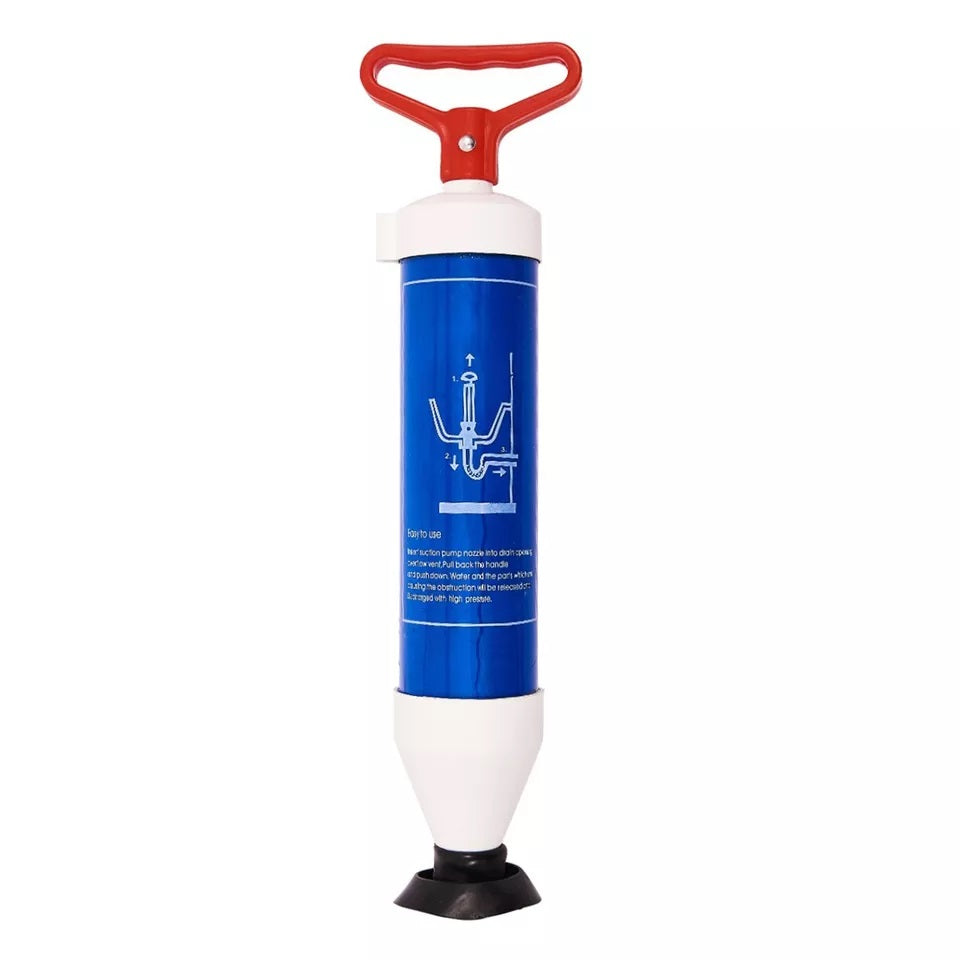 Amtech Blast Waste Pipe Unblocker Drain Suction Plunger Multicoloured S1500