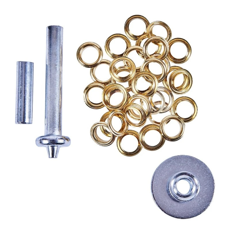 Amtech Tarpaulin Repair Kit Silver and Gold S4675 | Fast and Easy Repair | Contents to Repair 30 Tarpaulin Holes