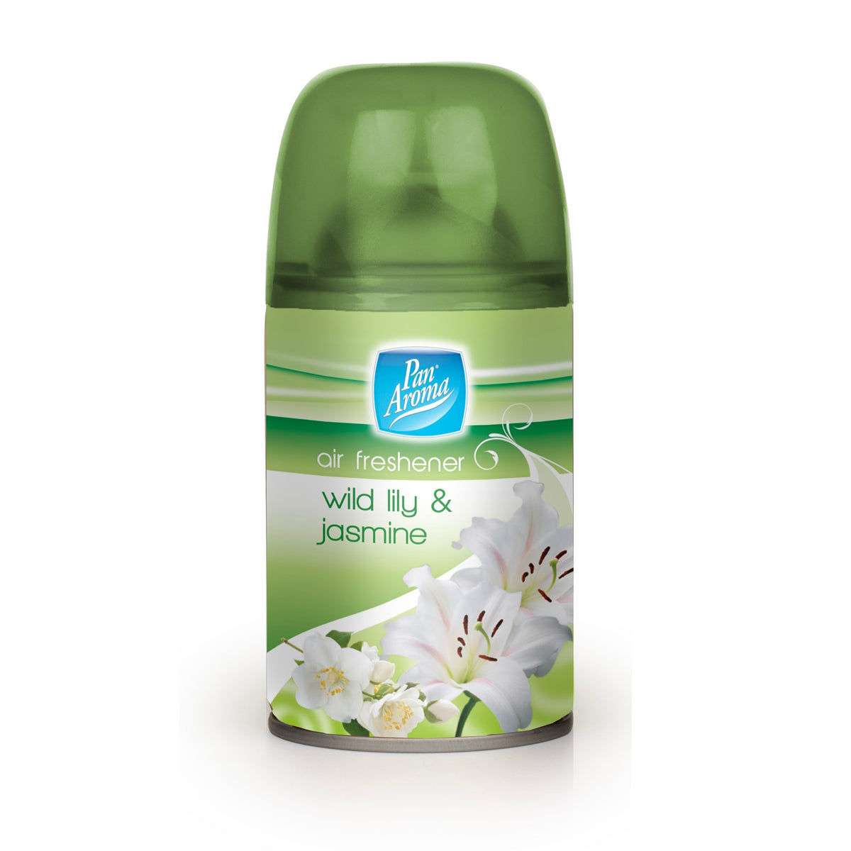 151 Pan Aroma Wild Lily and Jasmine Air Freshener Refill Green 250ml PAN1071 - 12