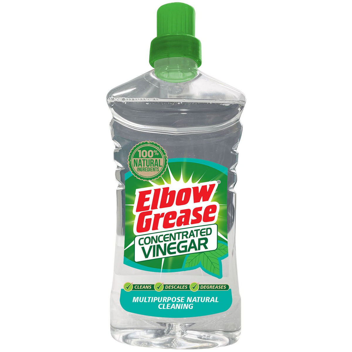 151 Elbow Grease Concentrated Vinegar Clear 750ml EG142 | Cleans | Descales | Degreases | Multipurpose Natural Cleaning