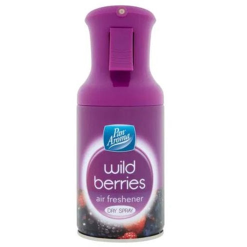 151 Pan Aroma Wild Berries Air Freshener Dry Spray Purple 250ml PAN0180