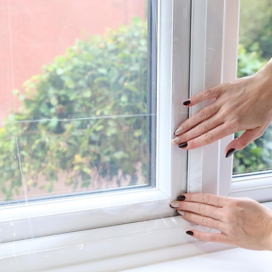 DID Window Insulation Kit Clear 1.57Mtr x 1.82Mtr HW6036 | Clear Shrink Film with Double-Sided Tape | Draft &and Condensation Prevention | Easy to Apply with Hair Dryer | Tape Size - 12.7mm x 10.1Mtr