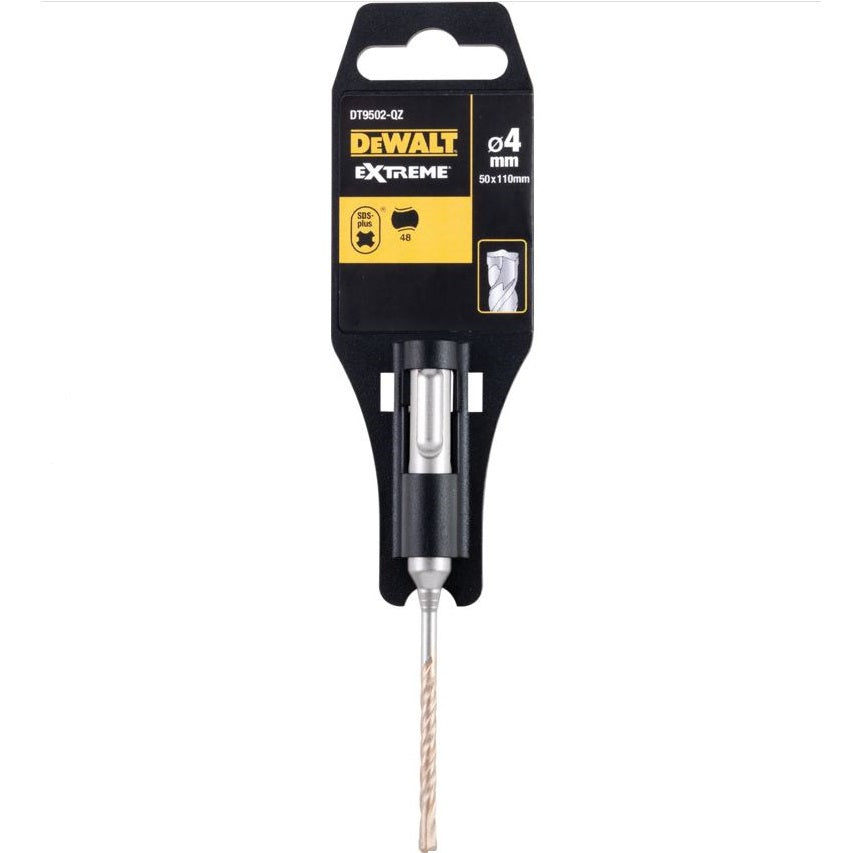 Dewalt Extreme SDS-Plus Drill Bit Metallic Silver 4mm x 110mm DT9502