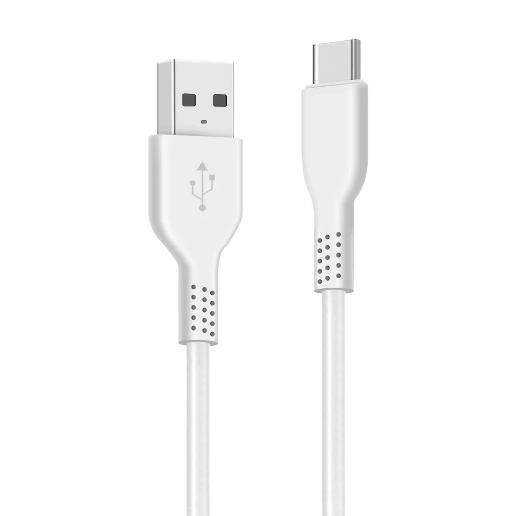 Vibe High Speed Charge and Sync Type C Usb Charging Cable White 1 Metre 02336 | Durable and Compatible with Type-C Devices