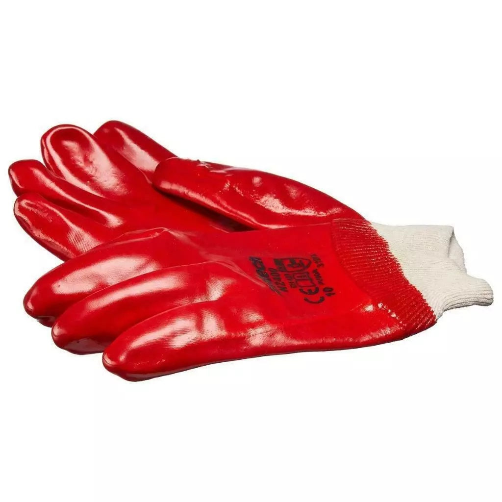 Amtech Heavy Duty PVC Gloves Red Extra Large N2400