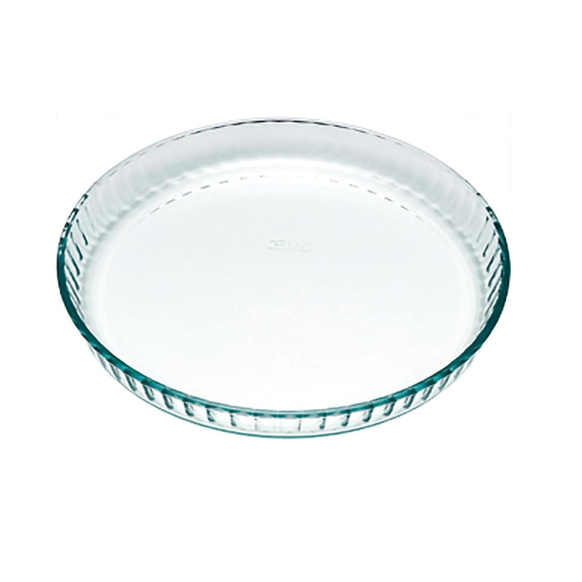 Pyrex Round Bake and Enjoy Glass Quiche Flan Dish Clear 24cm | Oven Safe | Scratch-Resistant | Ideal for Baking Quiches and Tarts