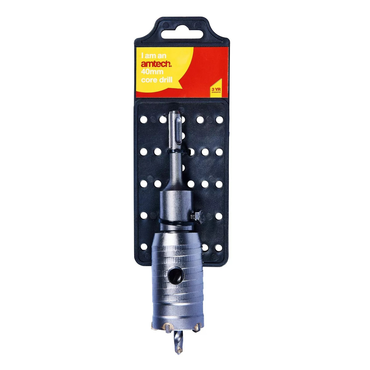 Amtech Core Drill Hole Cutter Metallic Silver 40mm F1209