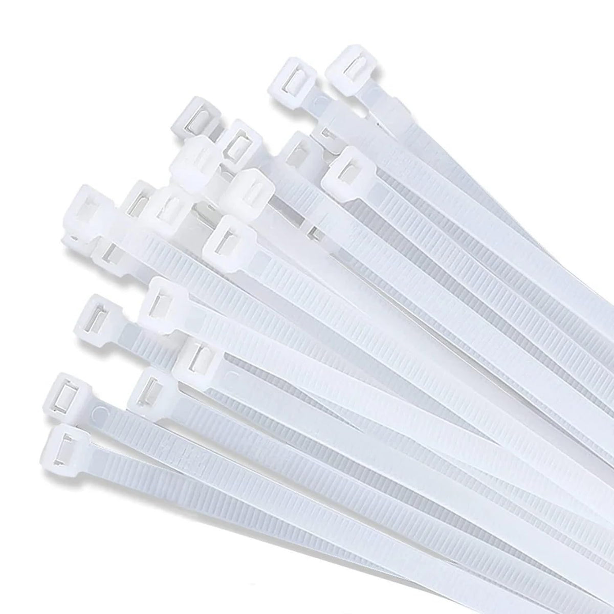Green Jem Releasable and Reusable Cable Ties Natural 710mm x 8mm Pack of 10 HW10QR710N | Loop Tensile Strength 48Kg | Simple to Install and Release