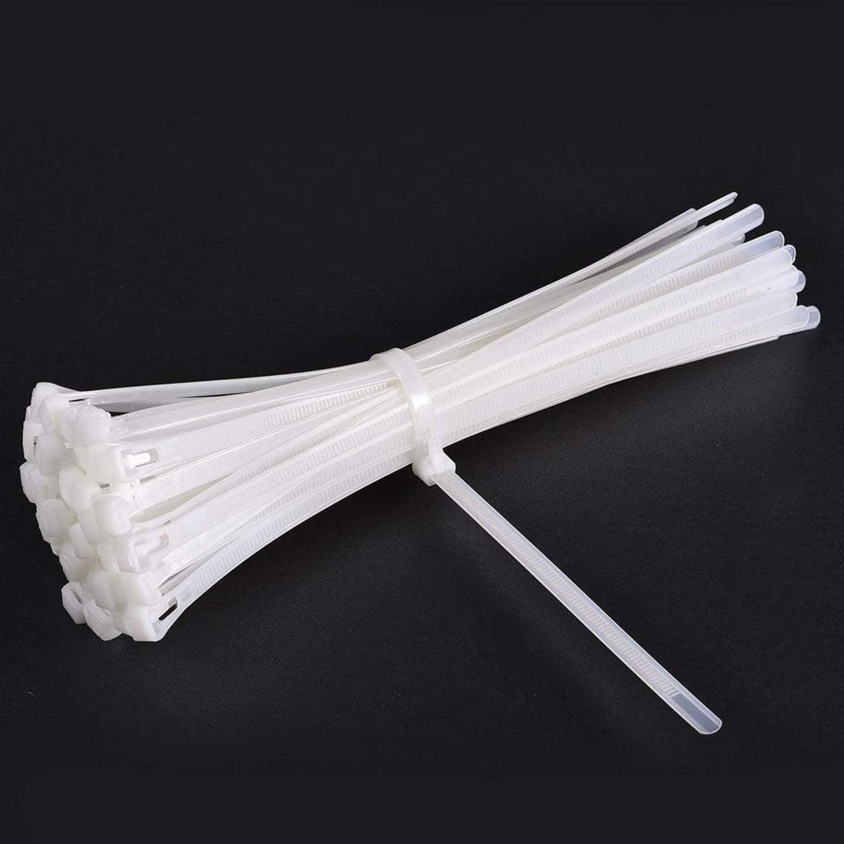 Green Jem Releasable and Reusable Cable Ties Natural 300mm x 8mm Pack of 10 HW10QR300N | Loop Tensile Strength 48Kg | Simple to Install and Release