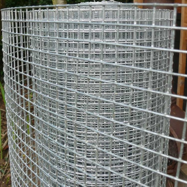 Green Blade Heavy-Duty Galvanised Mesh Wire Net Metallic Grey 4Mtr x 0.9Mtr x 13mm CW152 | Garden Netting for Plants-Trees and Fencing | Deter Birds and Pests | 19G Gauge Strong