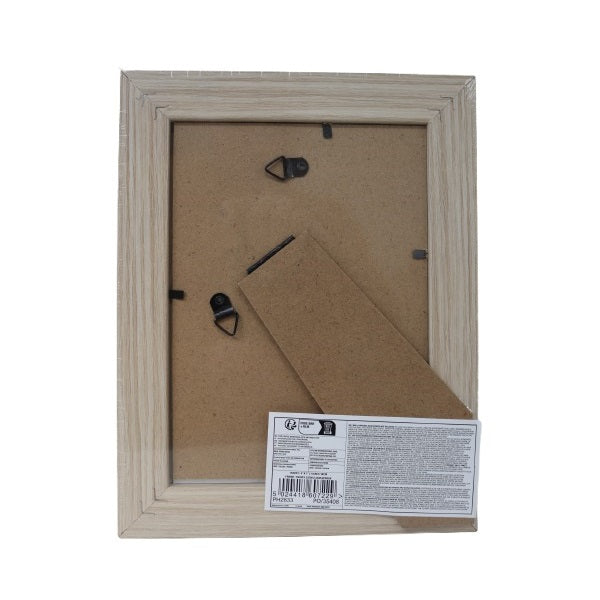 SiL Antique Wooden Photo Frame with Stand and Hanging Hooks Brown Colour 18cm x 23cm x 2cm PH2633 | Elegant Picture Frames for Home and Office Decor