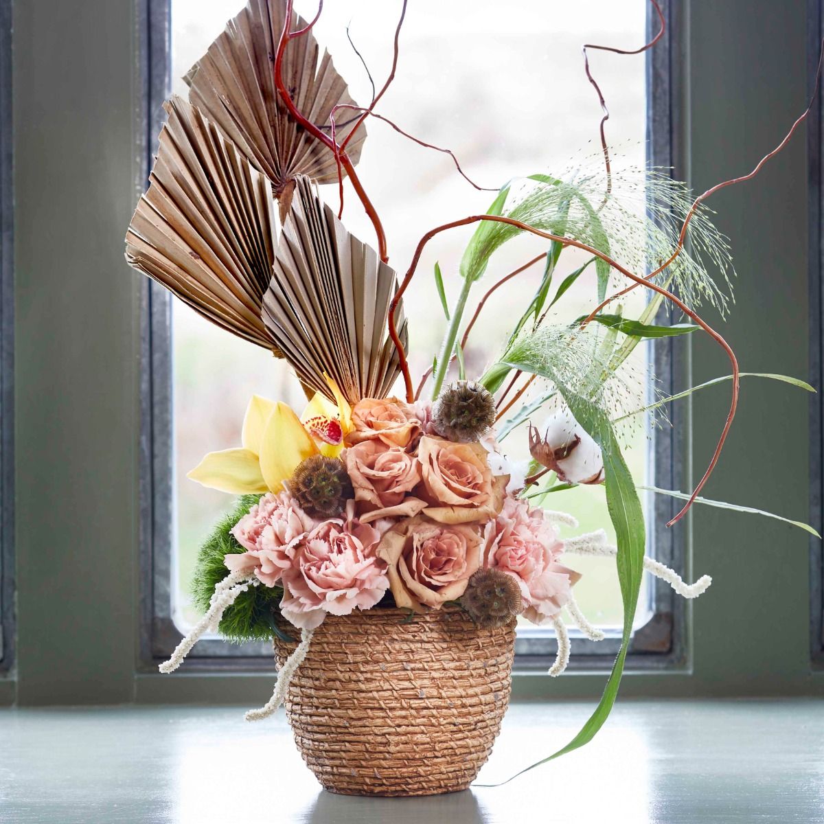 SiL Handwoven Natural Interiors Rope Design Planter Pot Brown 112mm x 10mm x 112mm 599g NI1037 | Rustic Decorative Plant Holder for Home and Office