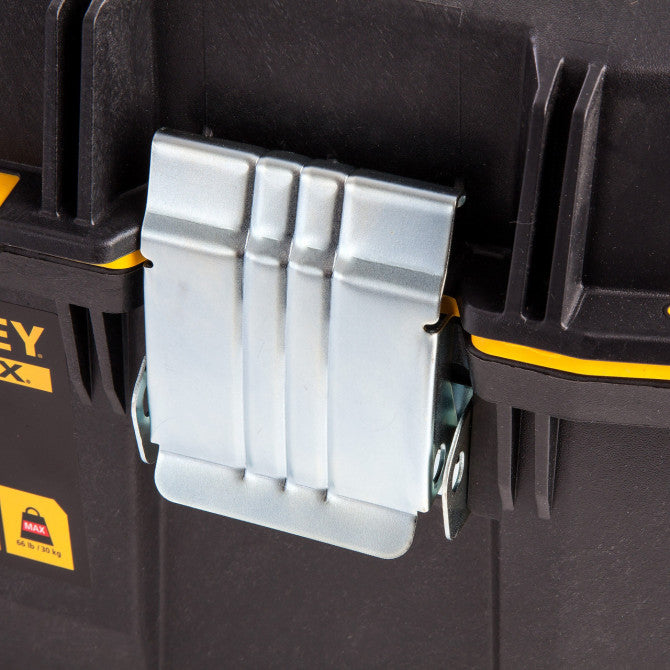 Stanley FatMax Heavy-Duty Structural Foam Waterproof Toolbox Yellow and Black 23cm 1-94-749 | Box with Metal Latches and Secure Handle | Portable Tote Tray for Tools