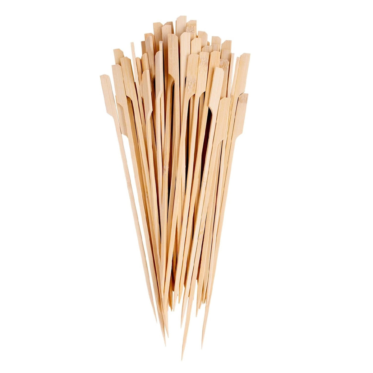 Redwood Leisure Bamboo Skewers Brown 25cm Pack of 50 BBQ160 | For Single Use Only | Ideal for Use with All Food Groups on BBQ and Under the Grill