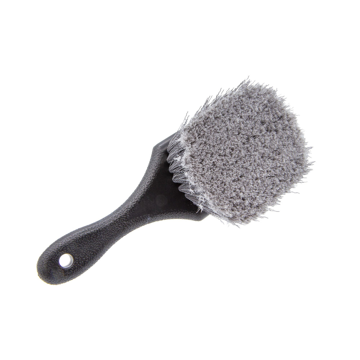 Rolson All Purpose Brush Grey and Black 205mm 42942 | Non Slip Handle with Soft Bristles | Ideal for Cleaning Wheels Trims Grills etc