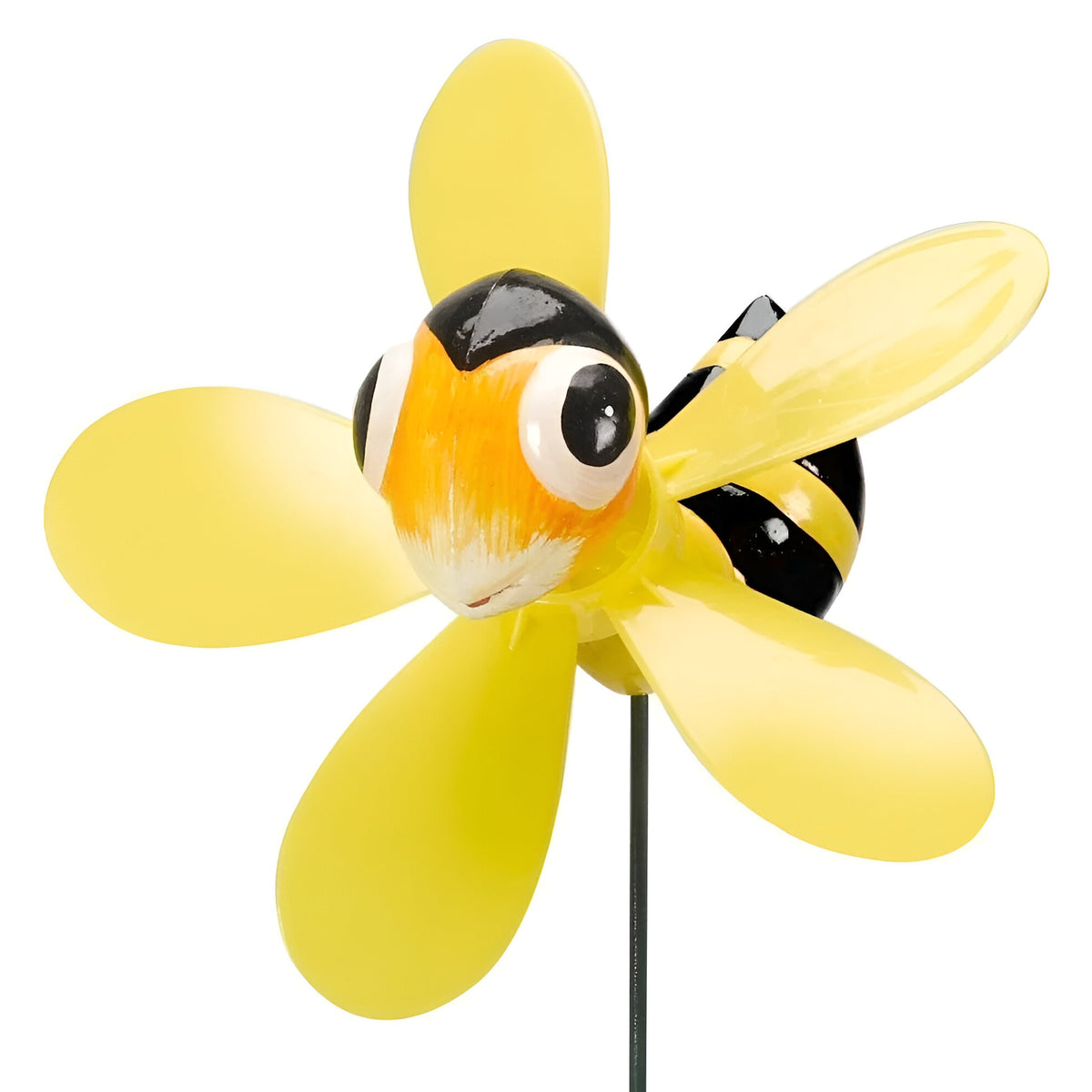 Smart Garden Flamboya Bee Loony Stake Assorted H50cm Pack of 1 5031008 | Fun and Colourful Border Stake | Enhances Flowerbeds - Borders and Pots | Hand Painted