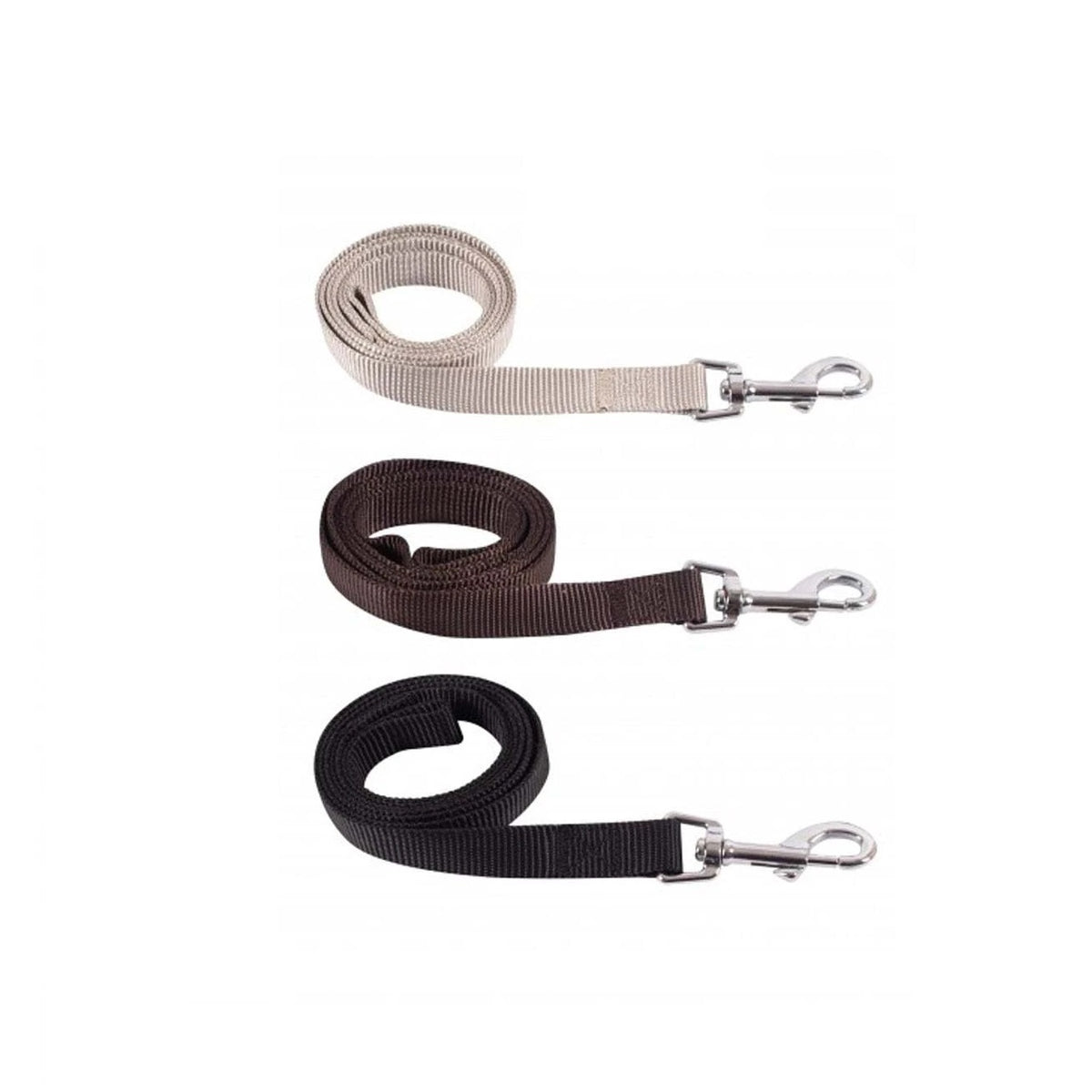 Smart Choice Small Dog Lead Assorted Colours 120cm x 1.5cm Pack of 1 SC639 | Durable Nylon Leash for Daily Walks | Lightweight | Comfortable Grip | Strong Metal Clip