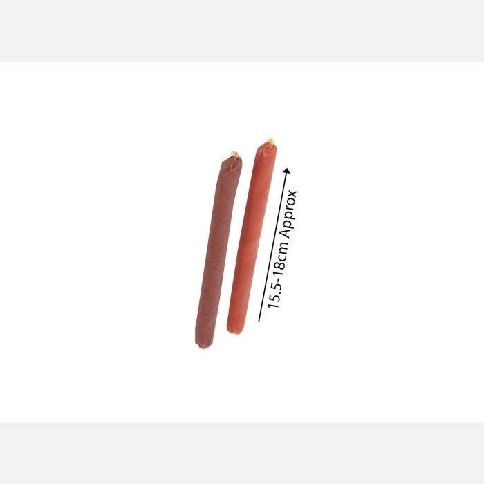Smart Choice Meaty Chicken and Beef Sausages for Dogs Brown Pack of 4 148g SC1723 | Ideal Treat | Resealable Pouch | Made with Real Chicken and Beef | No Artificial Colourants | Low Fat | Grain and Gluten Free | Easily Digestable