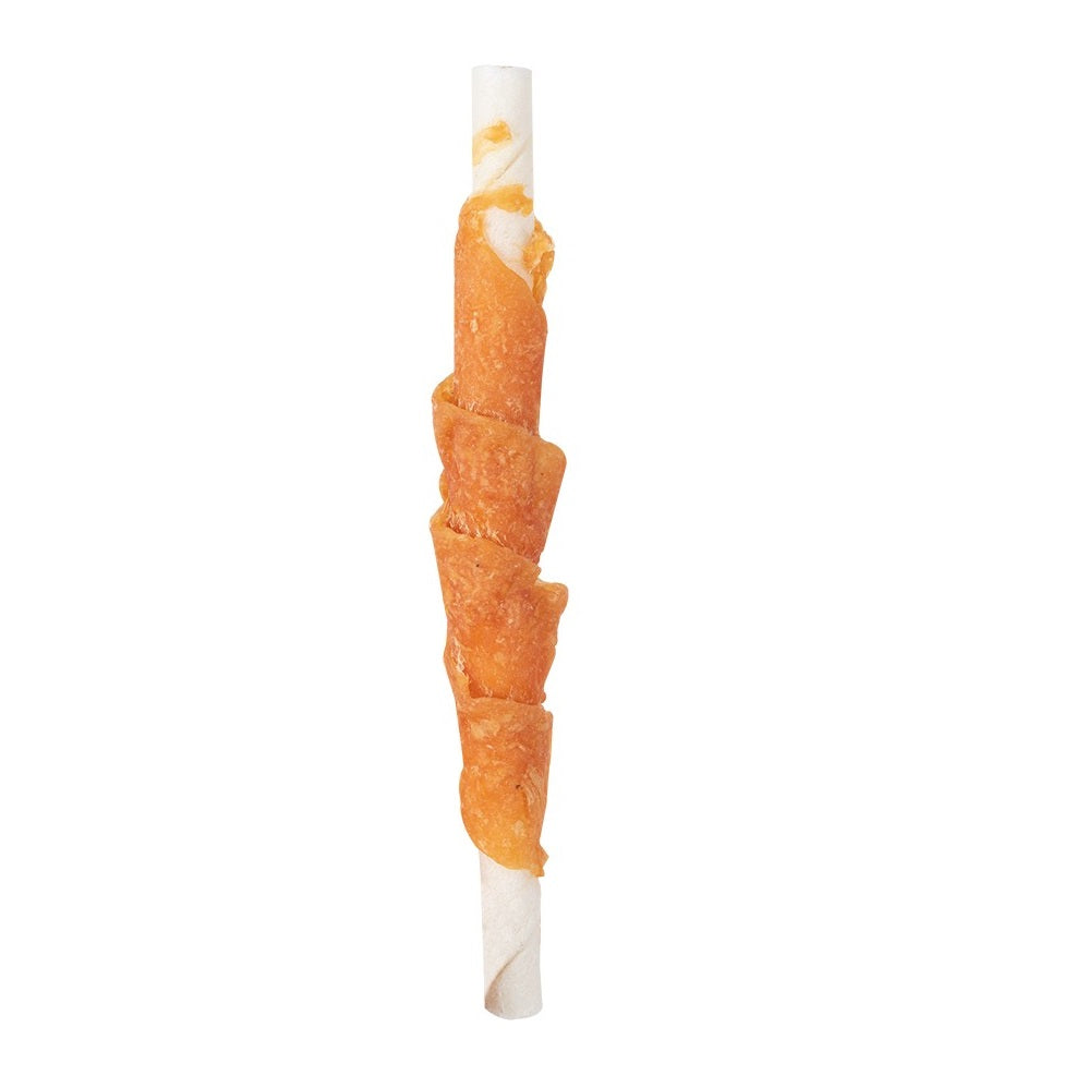 Smart Choice Rawhide Chicken Sticks for Dogs Brown Pack of 10 79g SC1480 | With Added Vitamins and Minerals | Ideal Treat or Reward | Resealable Pouch | Made with Real Chicken | Promotes Dental Hygiene | No Artificial Colourants | Low Fat | Grain Free | Contains Calcium | Helps to Maintain Healthy Coat and Joints