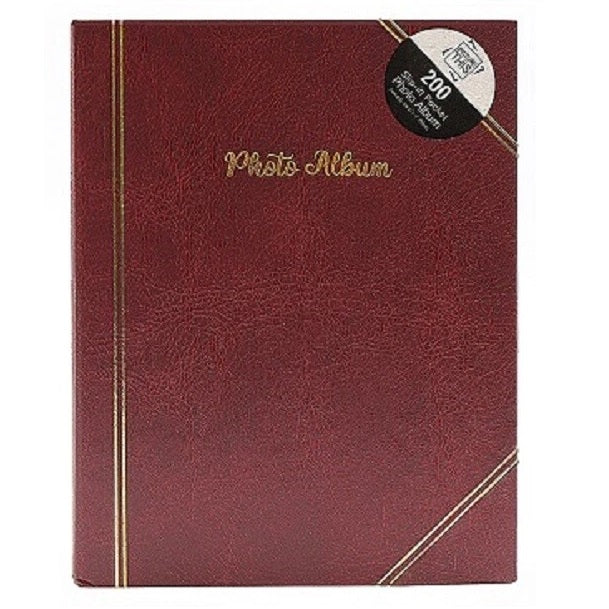 Tallon 200 Slip-In Pocket Photo Album Assorted Colours 6-Inch x 4-Inch 7531