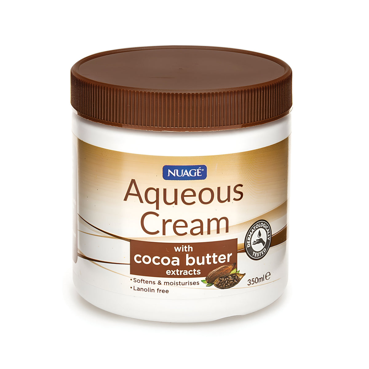 151 Nuage Aqueous Cream with Cocoa Butter Extracts 350ml NUA1062 | Softens and Moisturises | Fragrance and Lanolin Free | Dermatologically Tested